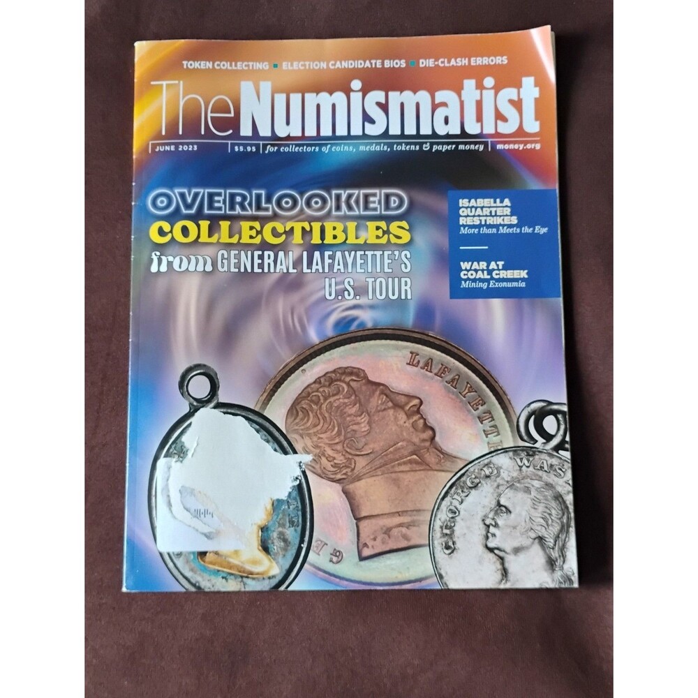 The Numismatist Magazine June 2023 Used, Coins Numismatic Paper Money Medals ANA